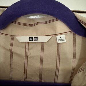 Uniqlo cotton skipper blouse half sleeve